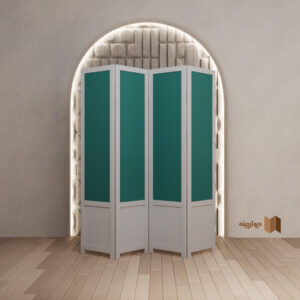 پارتیشن رنگی سبز آبی mdf